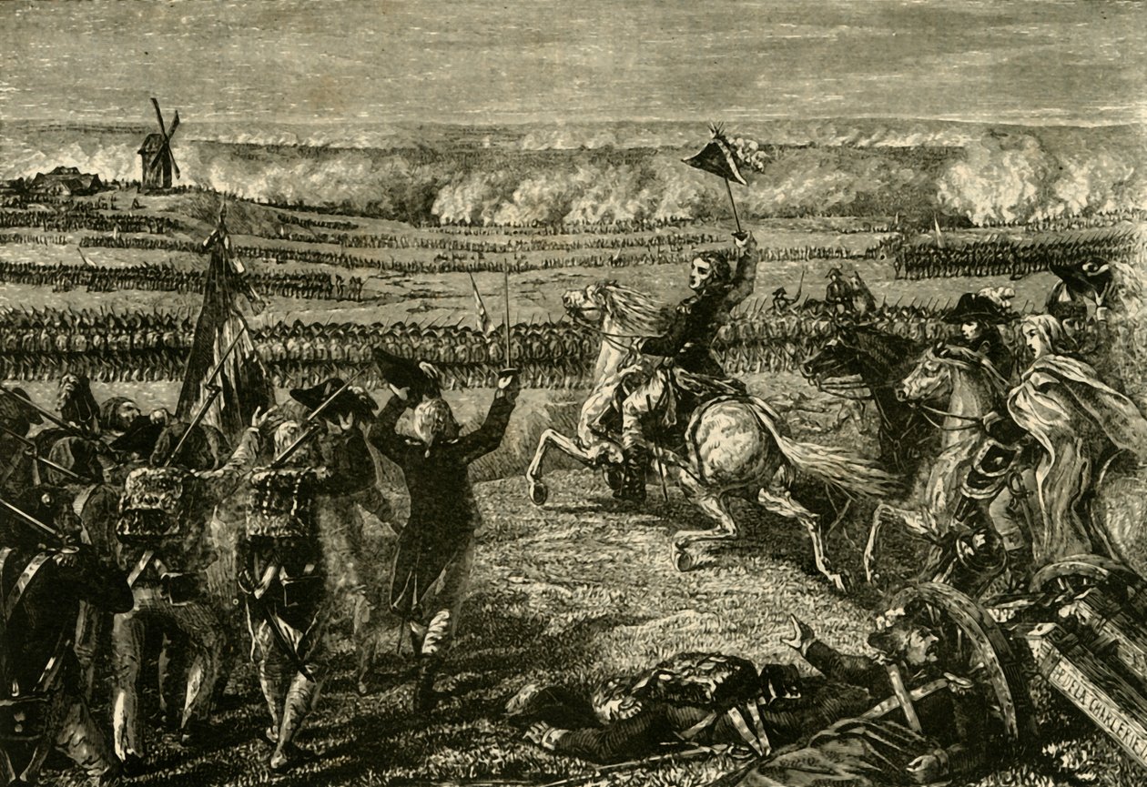 La Battaglia di Valmy, 1792 da Unbekannt