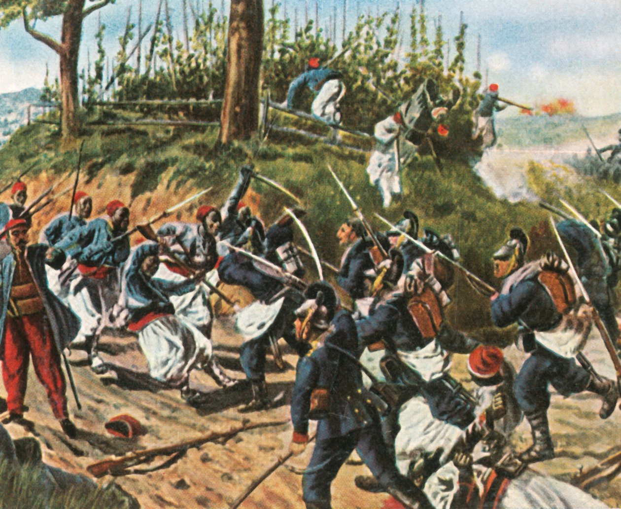 I bavaresi a Weissenburg, 4 agosto 1870, 1936 da Unbekannt