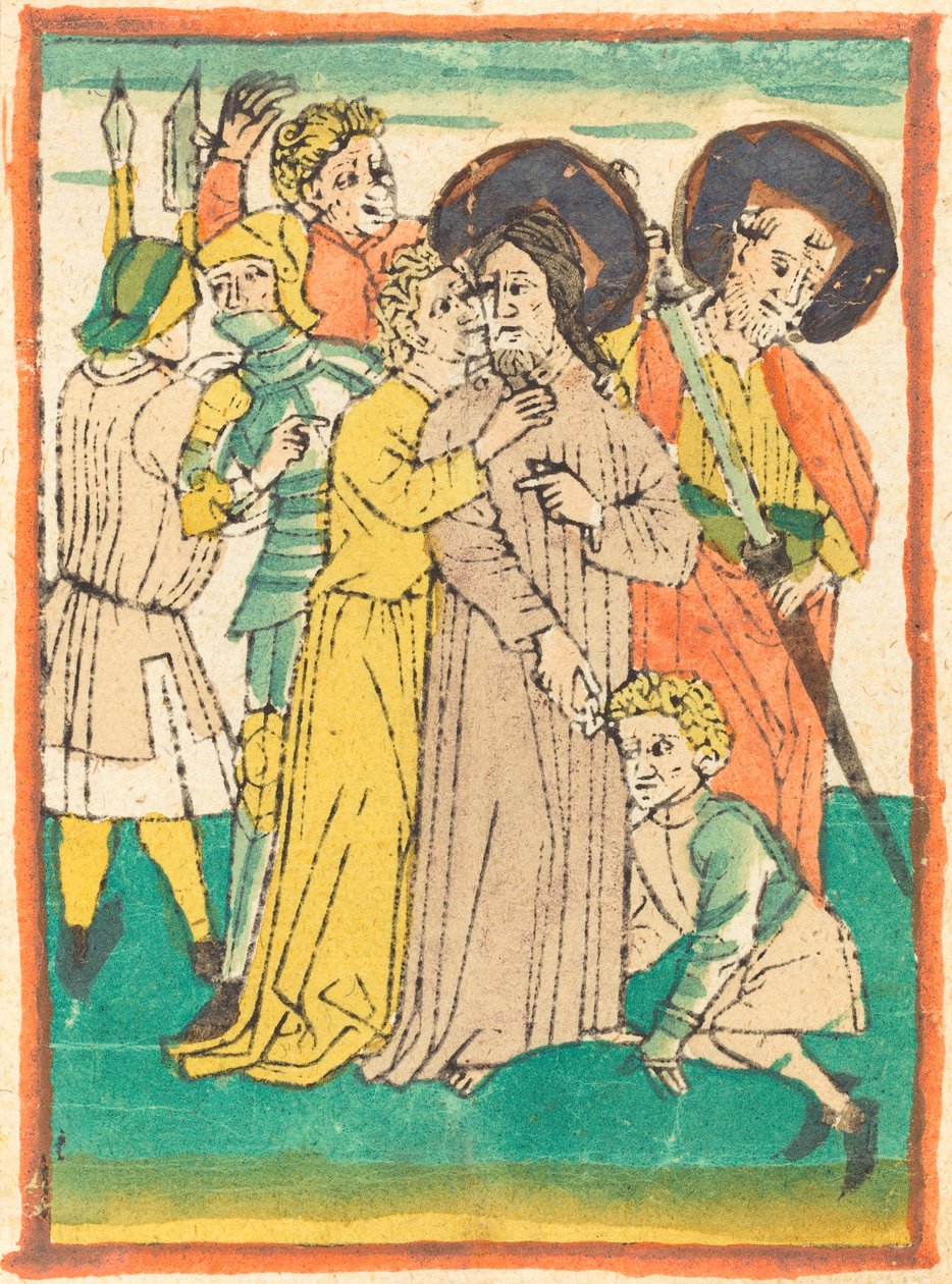 Il tradimento di Cristo, c. 1460-1465 da Unbekannt