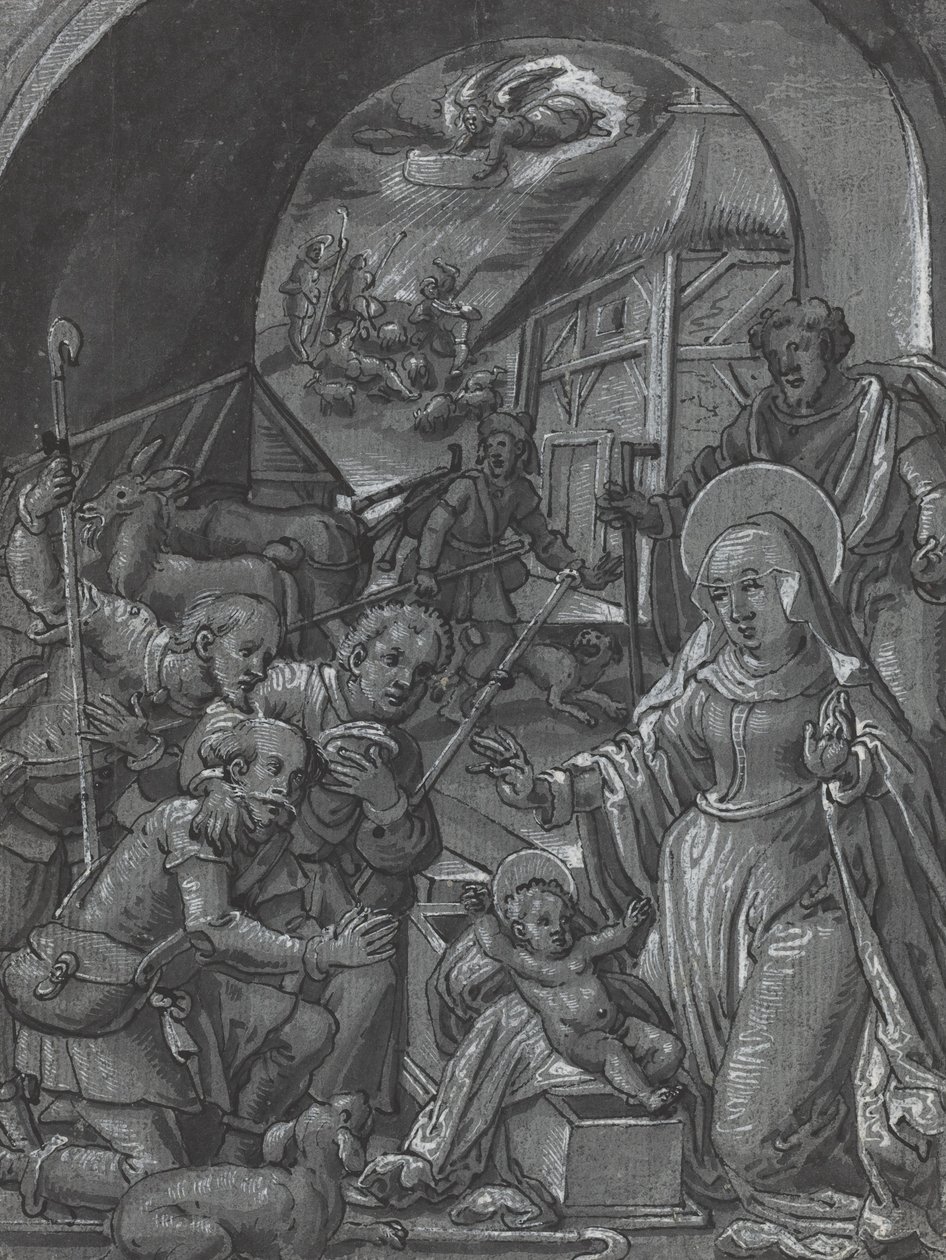 La Nascita di Cristo [verso], c. 1600 da Unbekannt