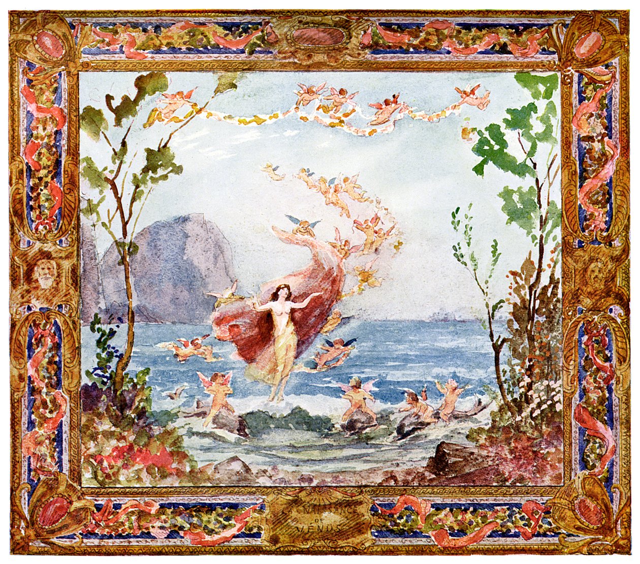 La nascita di Venere, 1900 da Unbekannt