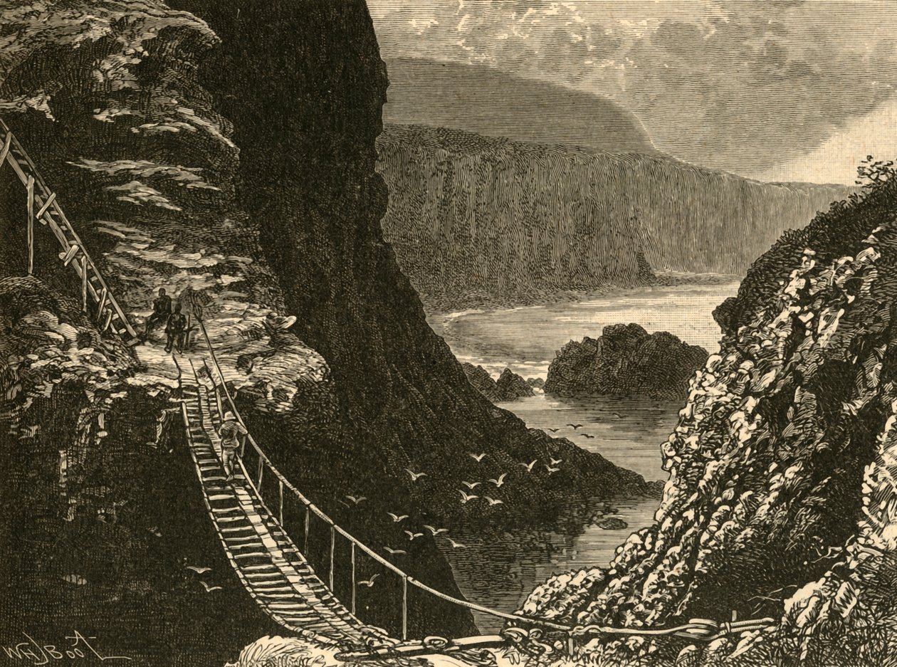 Il ponte, Carrick-A-Rede, 1898 da Unbekannt