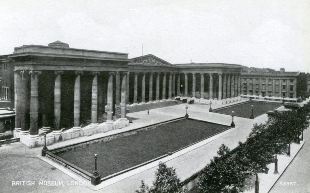 Il British Museum, Great Russell Street, Londra, XX secolo da Unbekannt