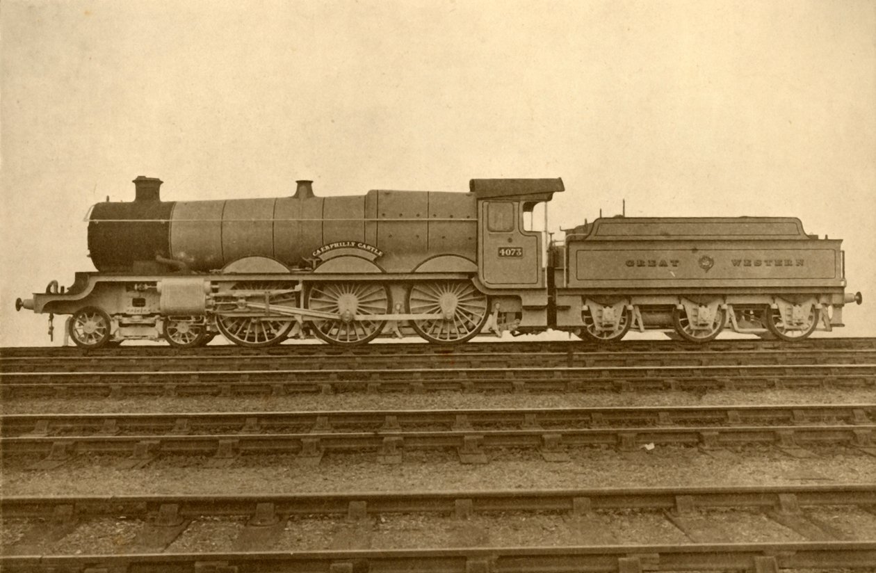 Il Castello di Caerphilly 4-6-0, Great Western Railway, 1930 da Unbekannt