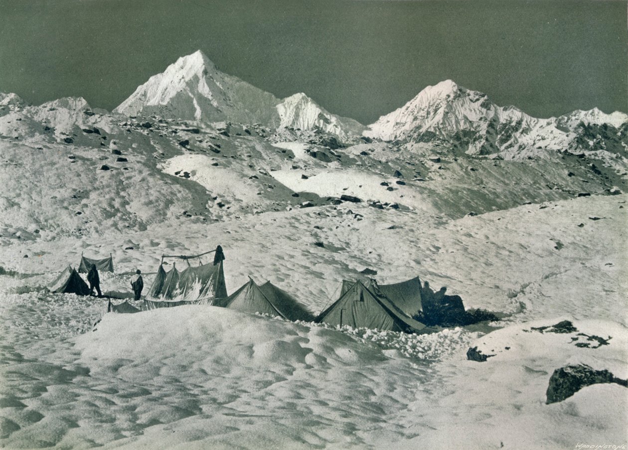 Il campo sotto Jongsong La, c. 1903 da Unbekannt