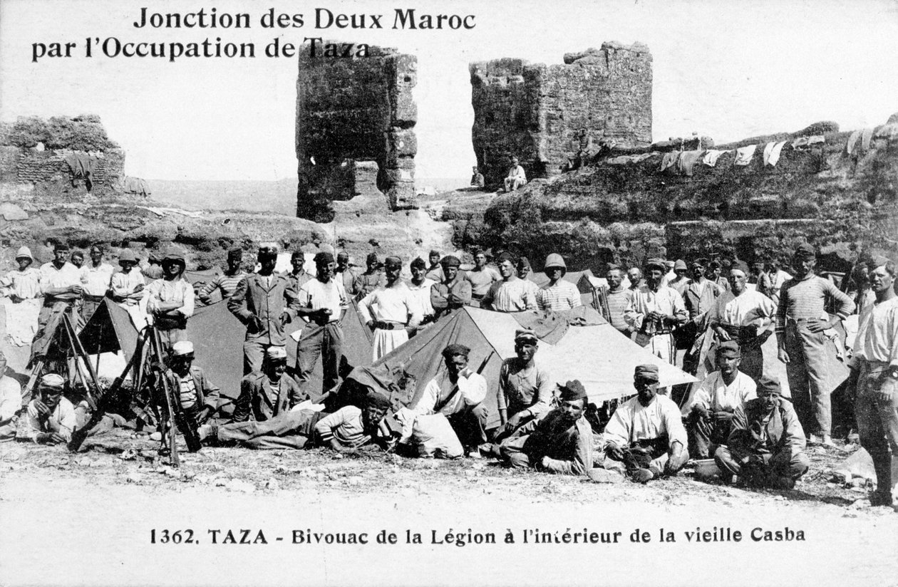 Il campo della Legione Straniera, Taza, Marocco da Unbekannt