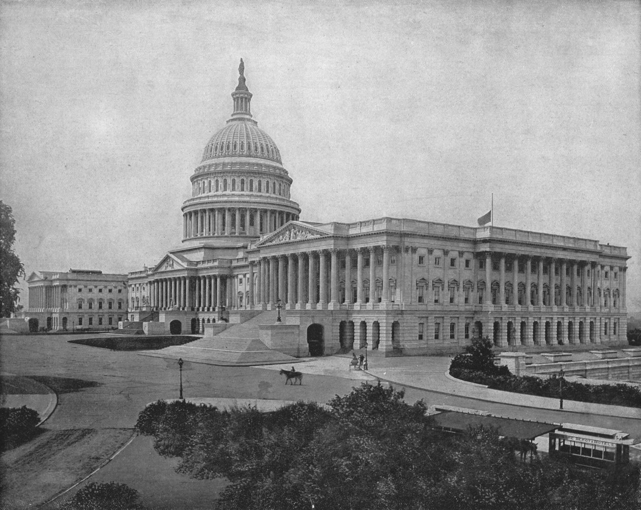 Il Campidoglio, Washington DC, USA, c1900 da Unbekannt