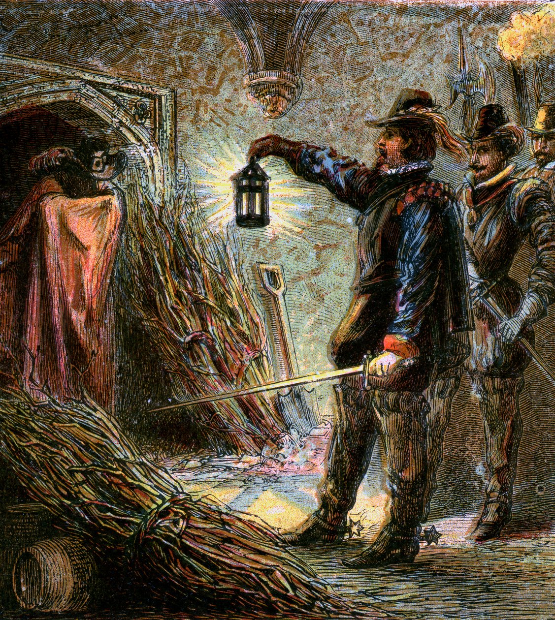 La cattura di Guy Fawkes da Unbekannt
