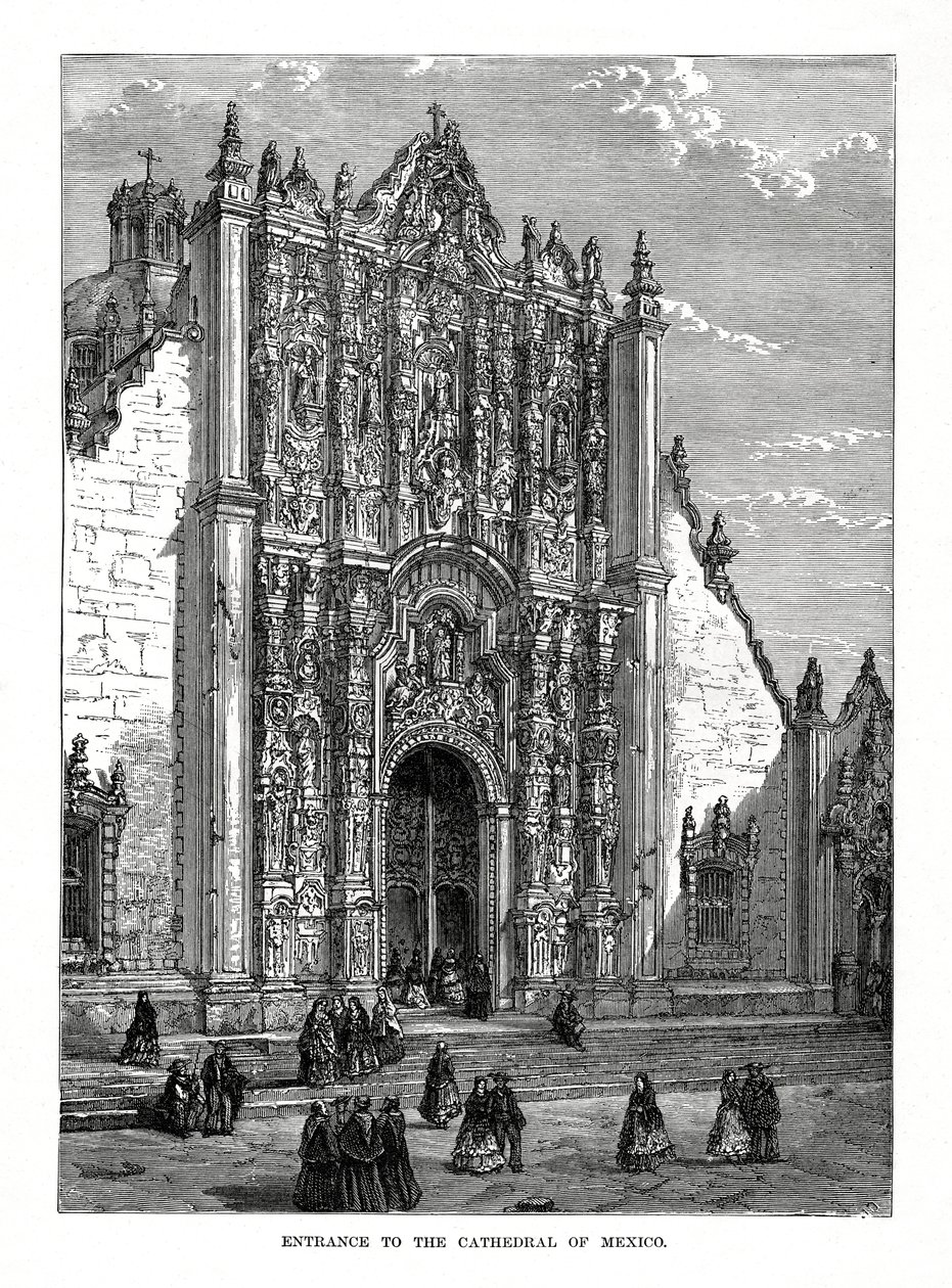 La Cattedrale, Città del Messico, Messico, XIX secolo da Unbekannt