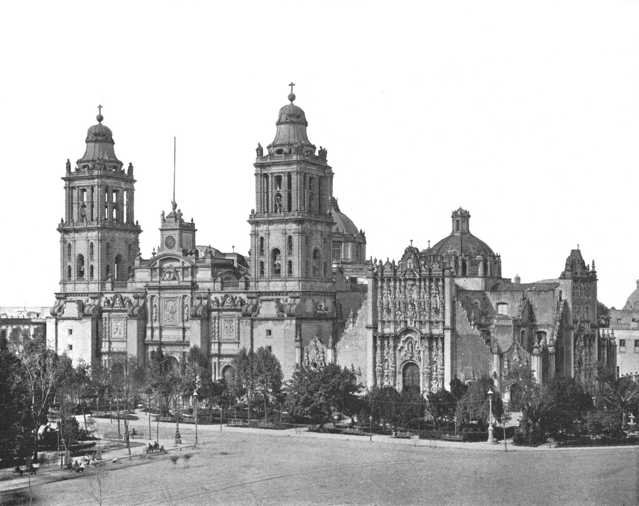 La Cattedrale, Città del Messico, Messico, c1900 da Unbekannt