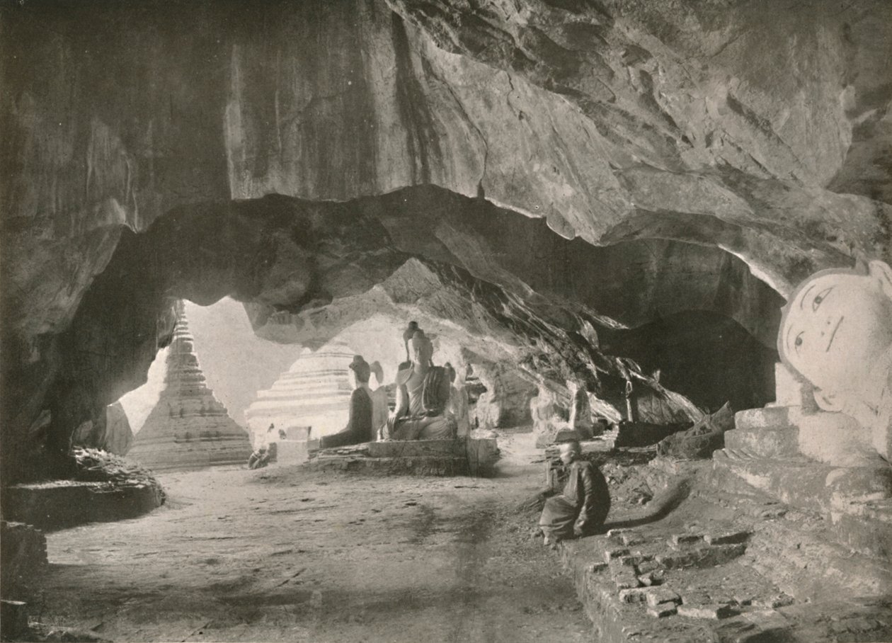 Le grotte di Moulmein, 1900 da Unbekannt