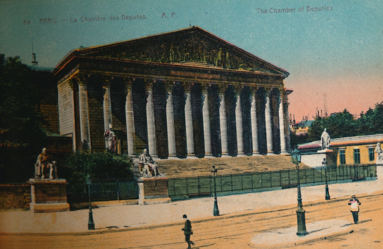 La Camera dei Deputati, Parigi, c1920 da Unbekannt
