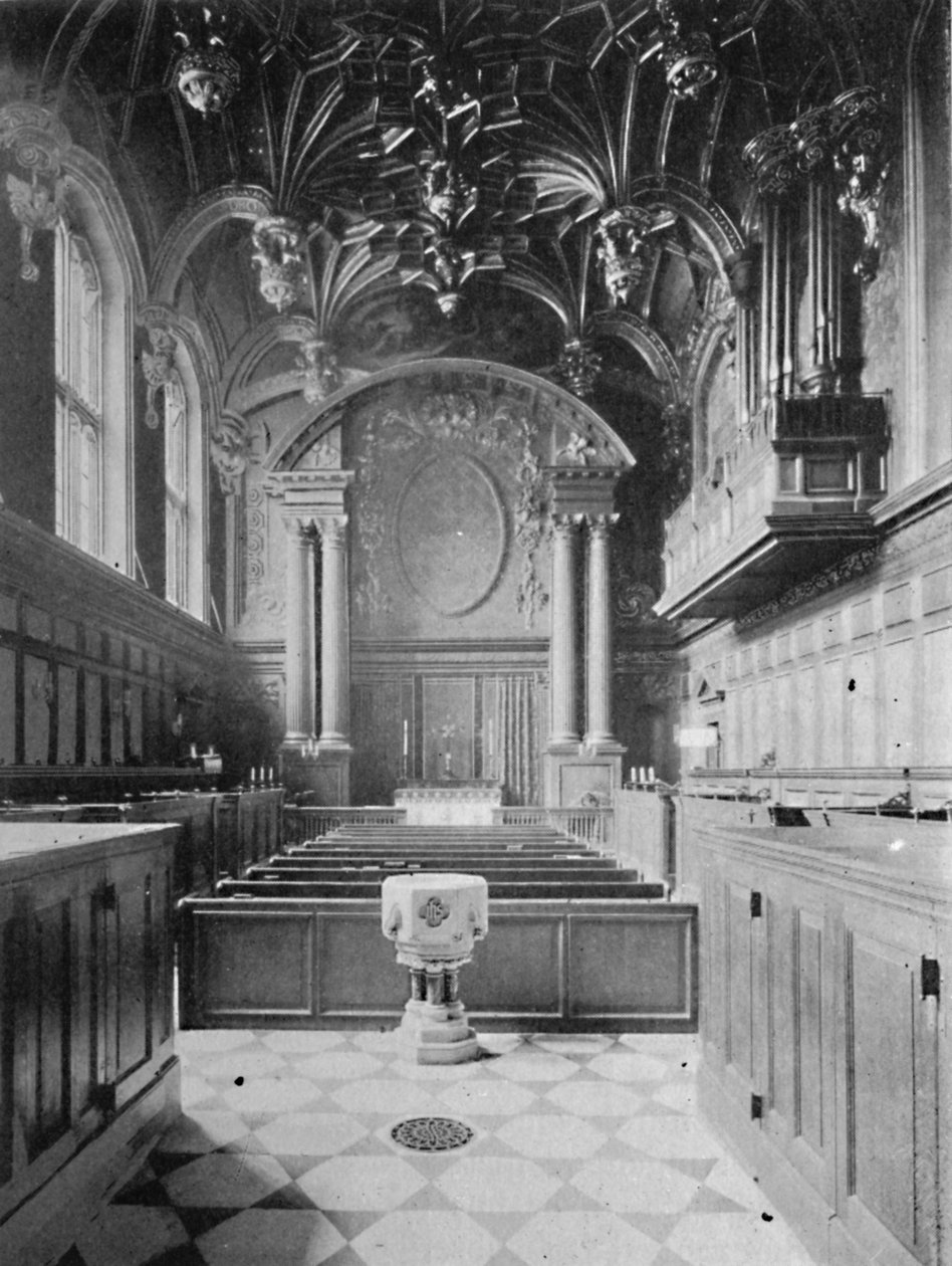 La cappella, Hampton Court Palace, 1903 da Unbekannt