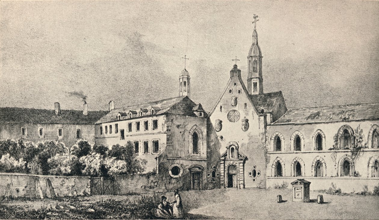 La chiesa e il convento dei Petits Augustins, 1915 da Unbekannt