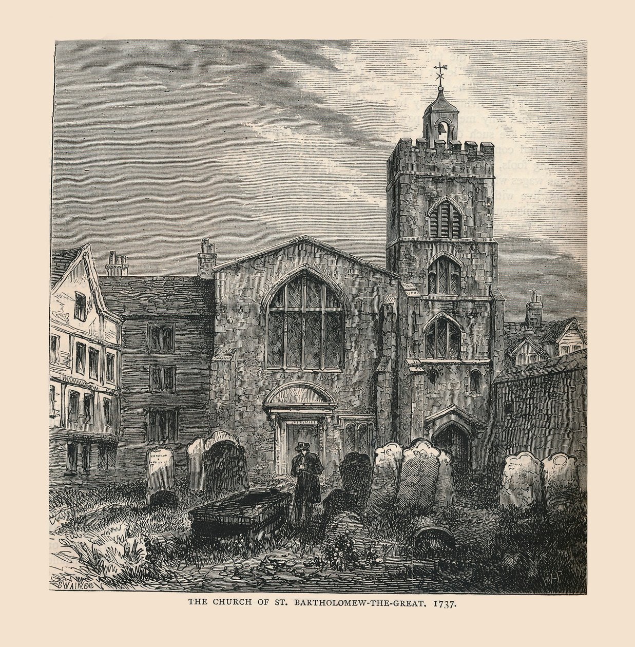 La Chiesa di San Bartolomeo il Grande, 1737 da Unbekannt