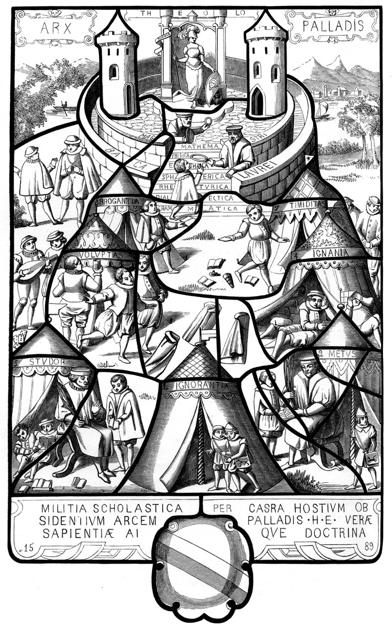 La cittadella di Pallas, 1589 da Unbekannt