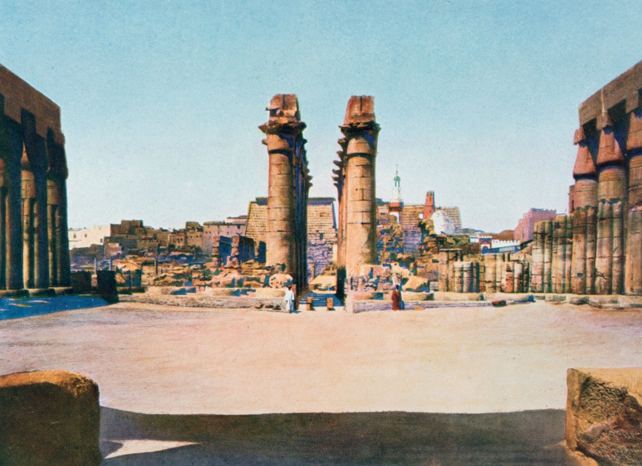 La Colonnata di Amenhotep III, Tempio di Luxor, Egitto, XX secolo da Unbekannt