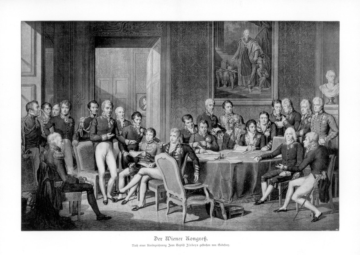 Il Congresso di Vienna, 1814-1815, 1900 da Unbekannt