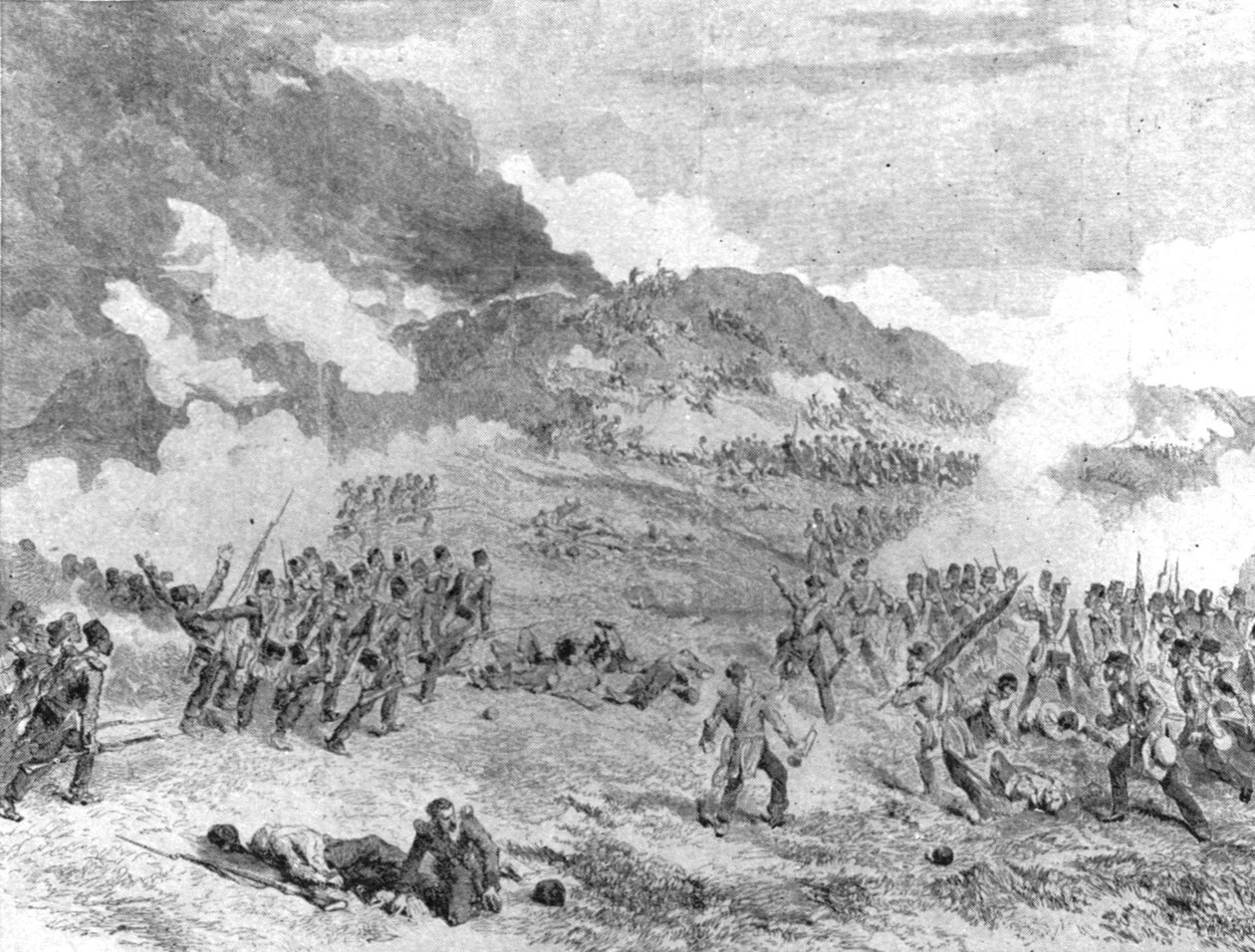 La Guerra di Crimea, 1854-56: La Presa di Sebastopoli: Assalto al Redan, 8 settembre 1855 da Unbekannt