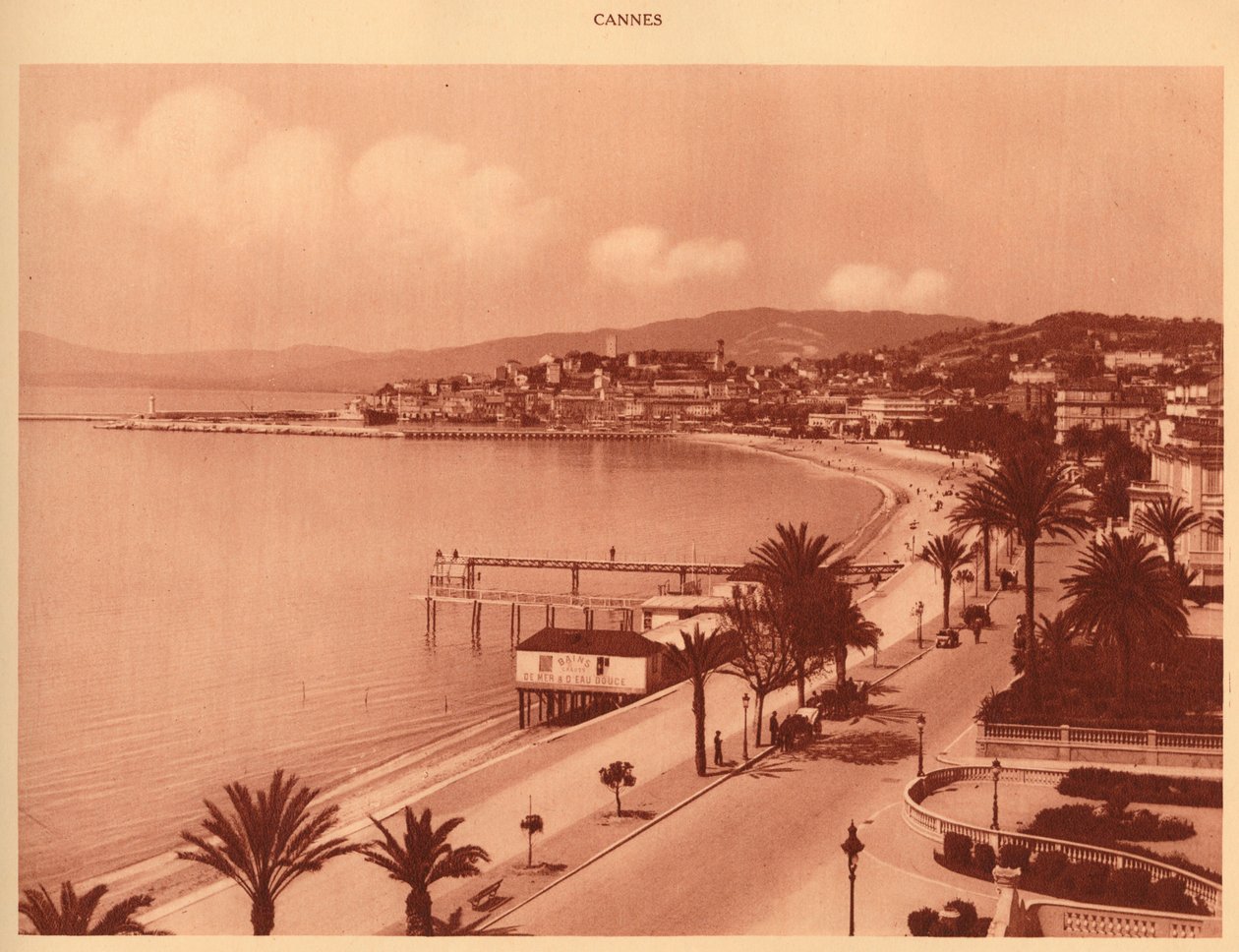 La Croisette e Mont Chevalier, Cannes da Unbekannt