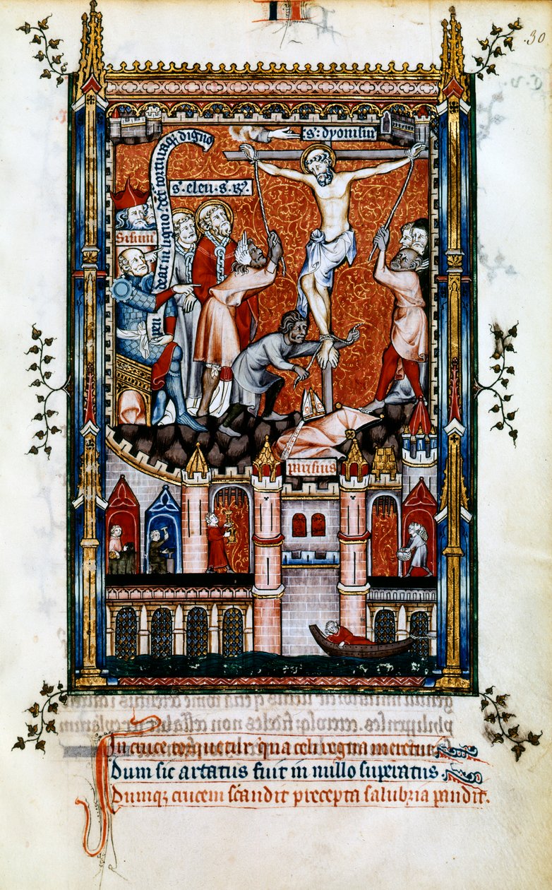 La crocifissione di San Dionigi, 1317 da Unbekannt