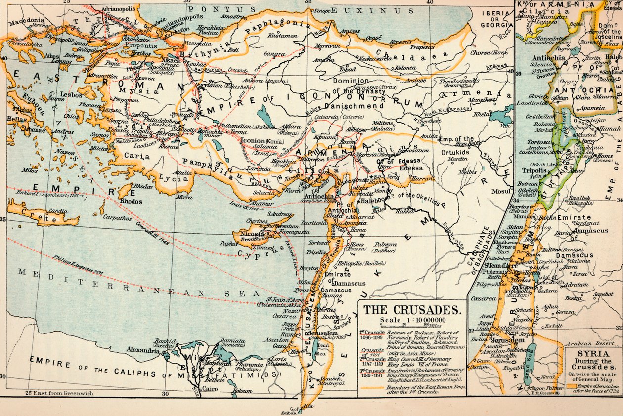 Le Crociate, c1906, 1907 da Unbekannt