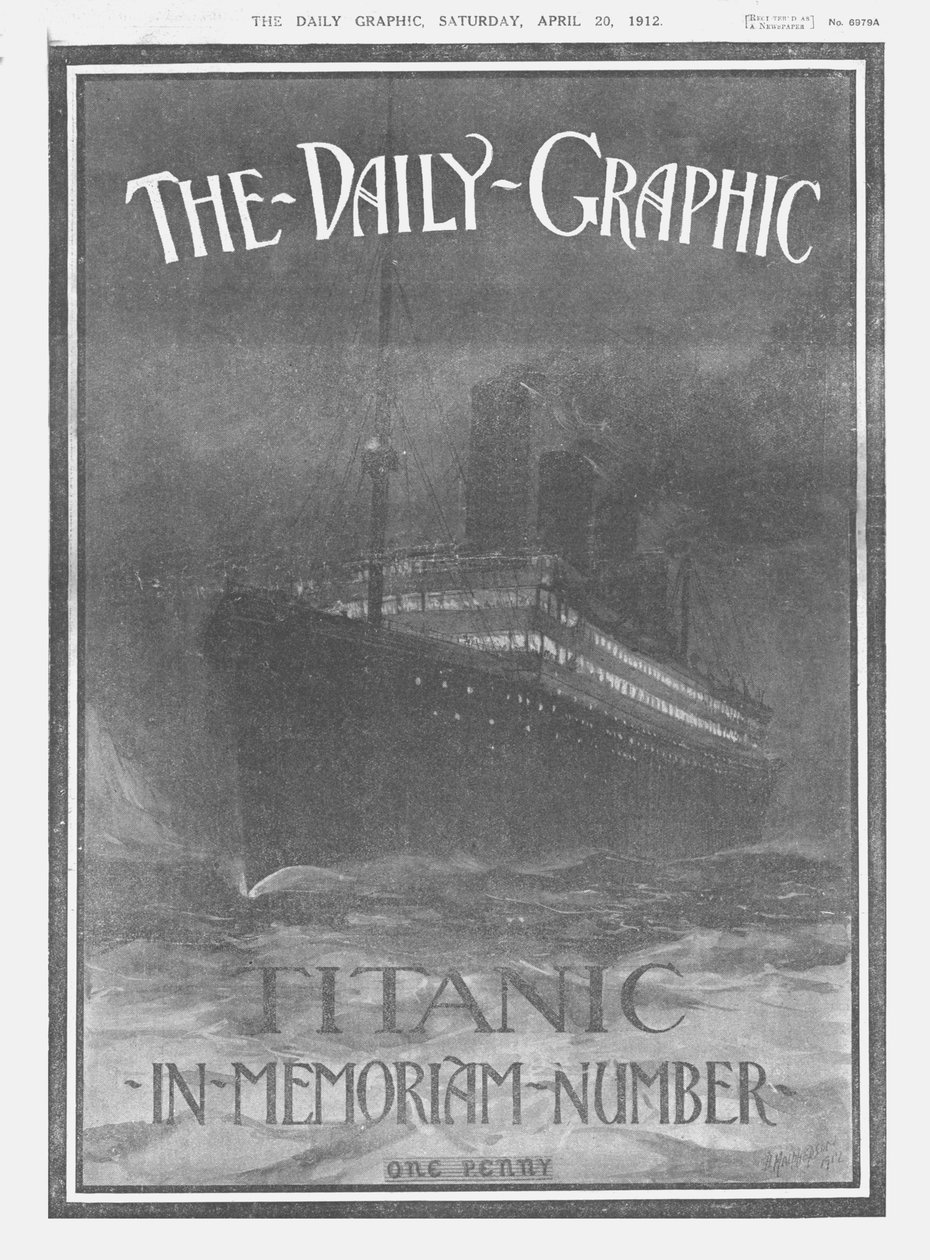 The Daily Graphic - Titanic-In-Memoriam-Number, copertina, 20 aprile 1912 da Unbekannt