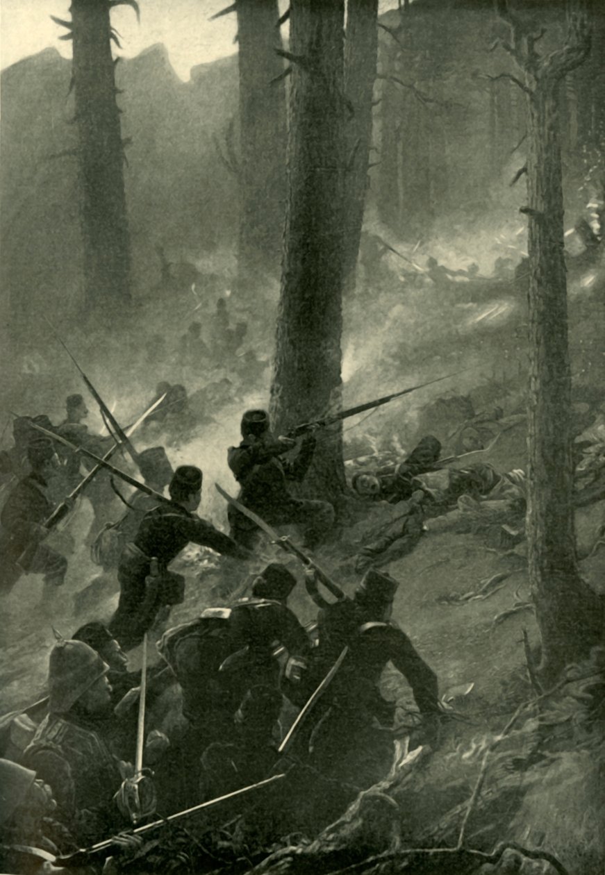 Il coraggioso attacco allo Spingawi Khotal, 2 dicembre 1878 da Unbekannt