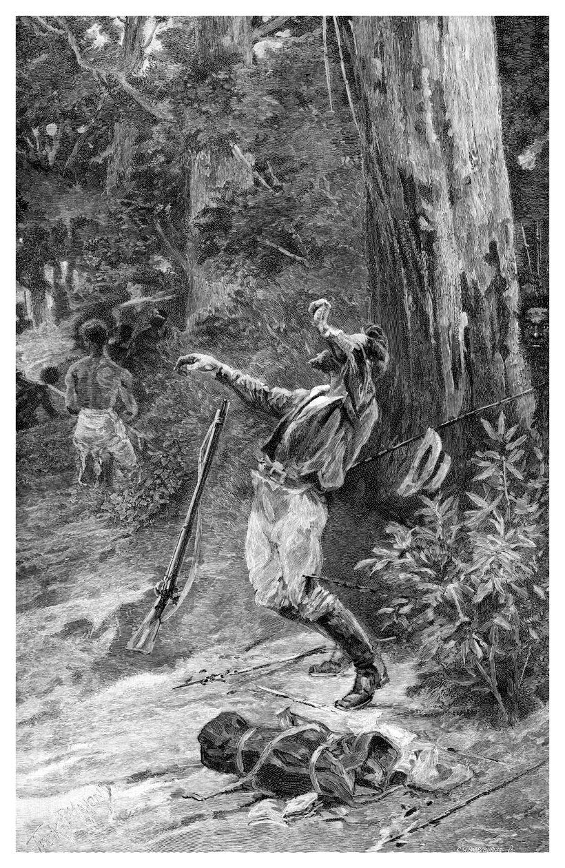 La morte di Kennedy, Queensland, Australia, 1848, 1886 da Unbekannt