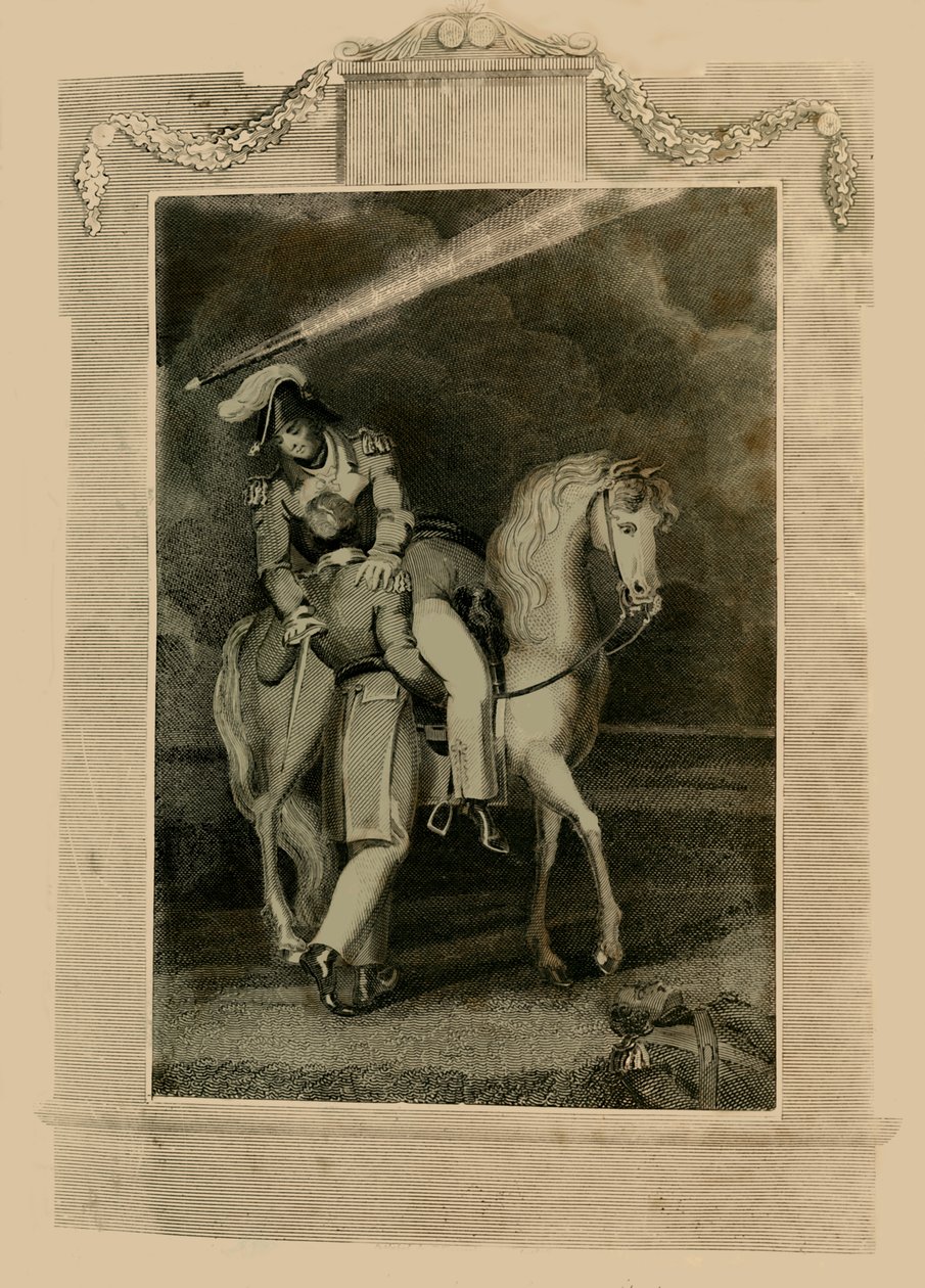 La morte del generale Ross, vicino a Baltimora, 1814 da Unbekannt