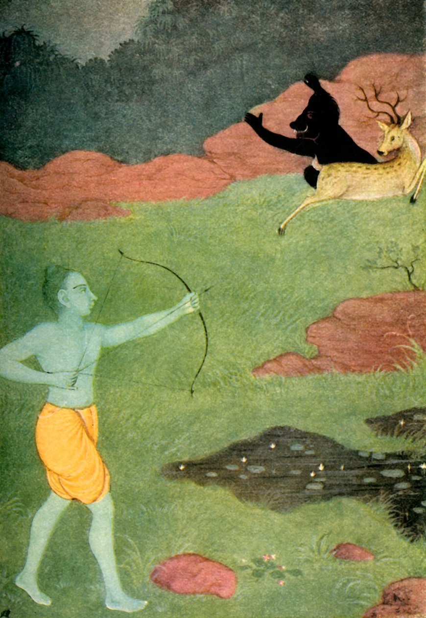 La morte di Maricha, 1920 da Unbekannt