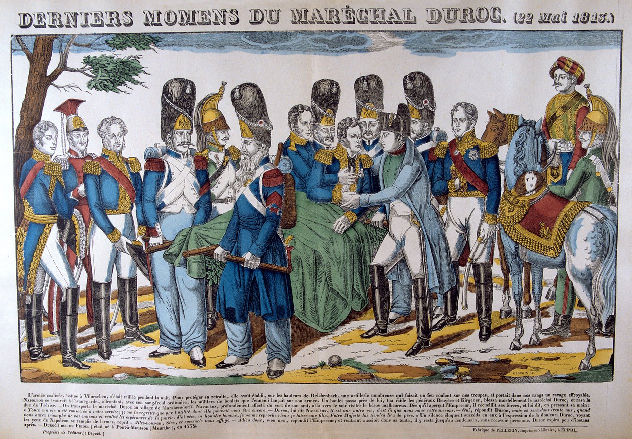 La morte del maresciallo Duroc, 22 maggio 1813 da Unbekannt