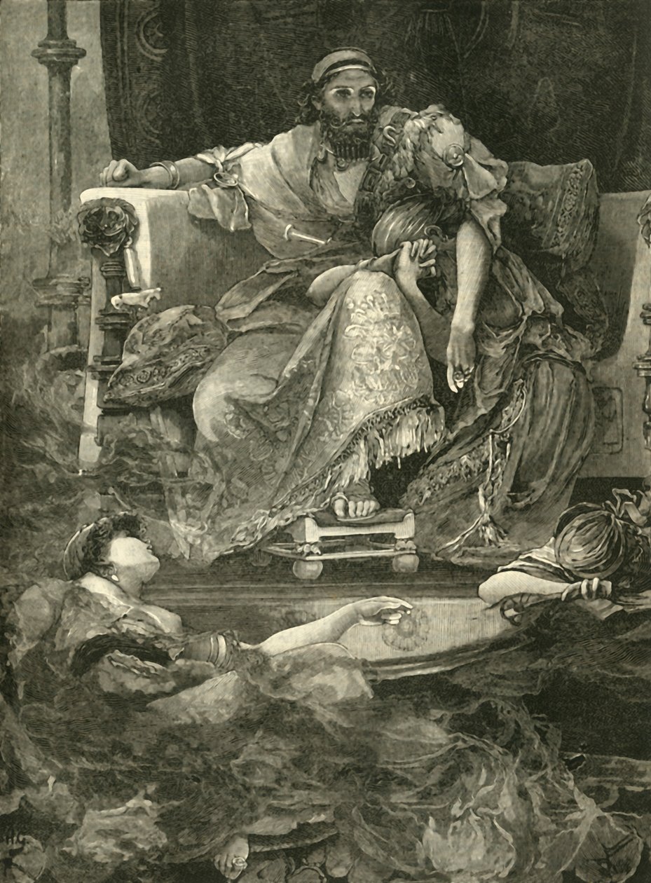 La morte di Sardanapalo da Unbekannt