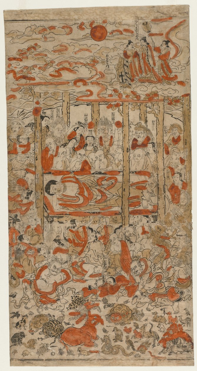 La morte del Buddha, c. 1710s da Unbekannt