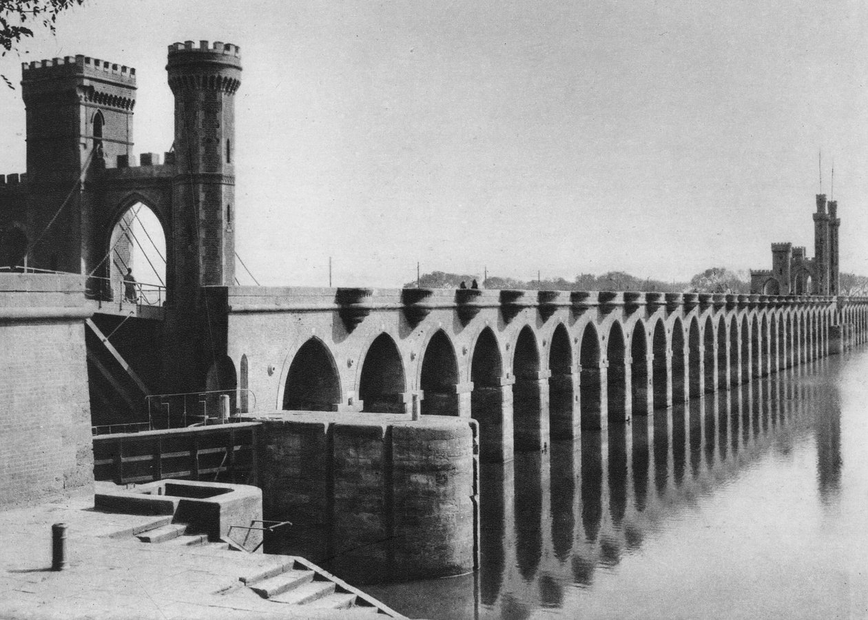 La diga del Delta, Il Cairo, Egitto, c1920s da Unbekannt