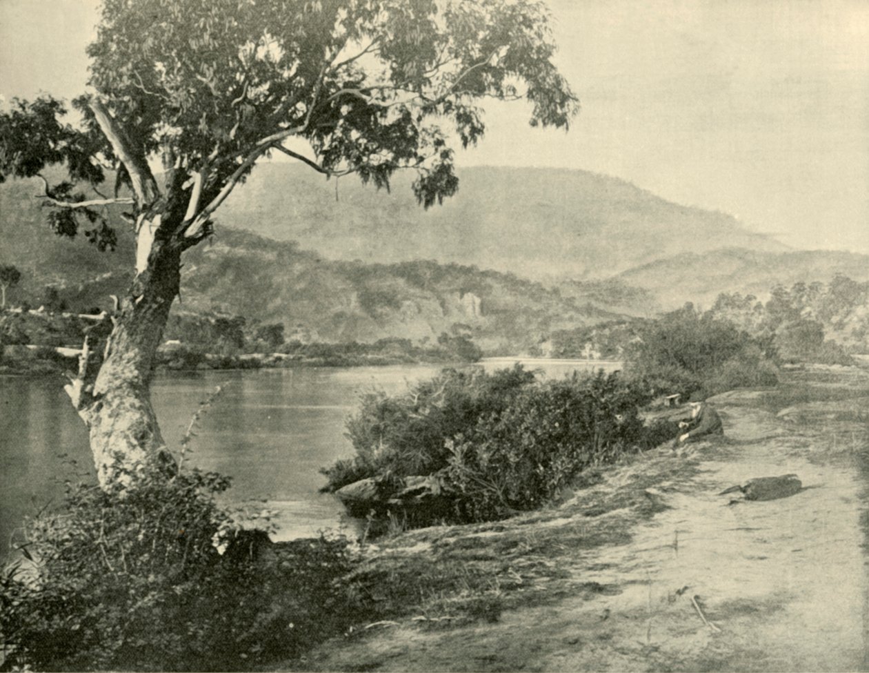 Il Derwent a New Norfolk, 1901 da Unbekannt