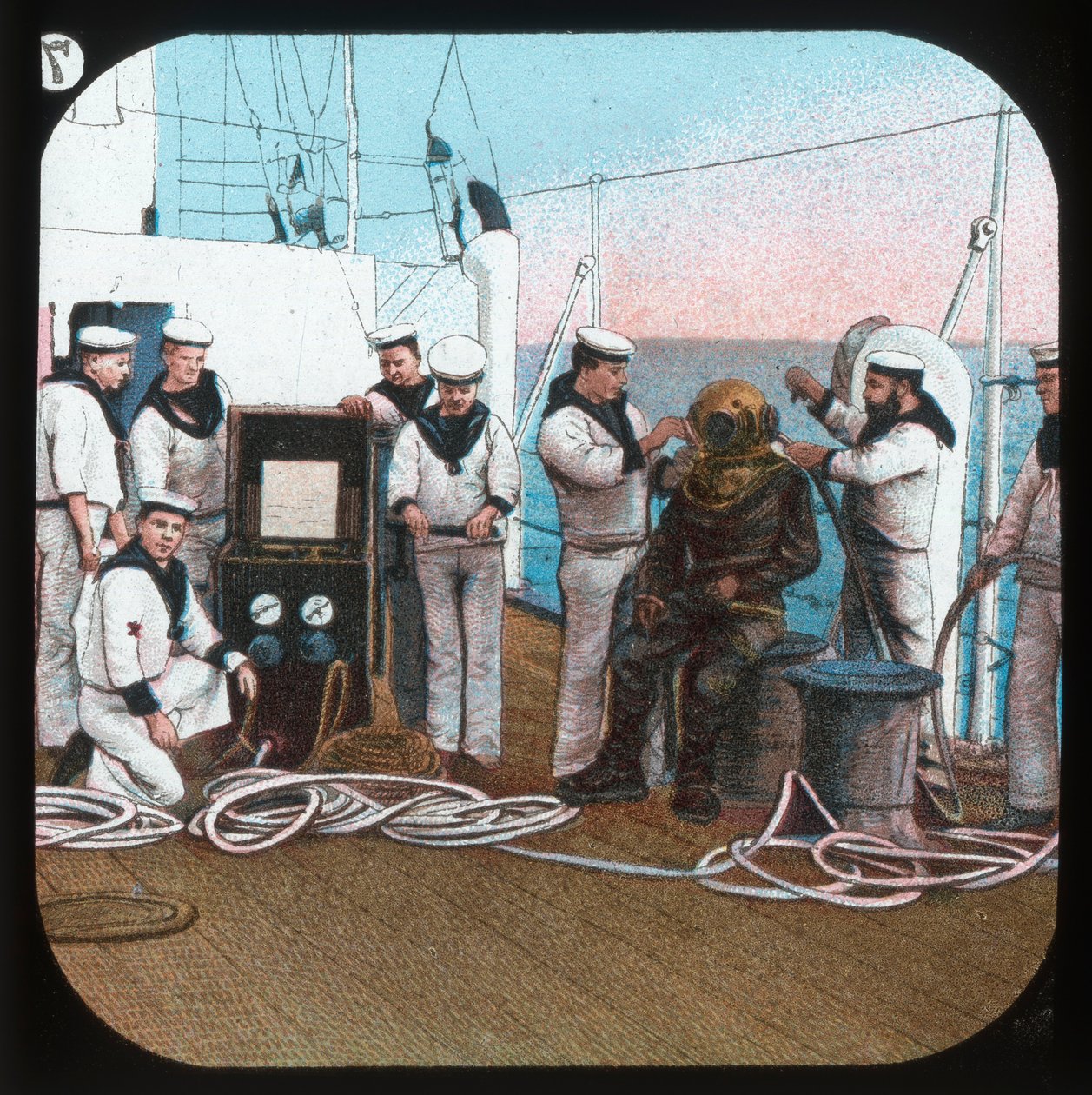 Il subacqueo -- H.M.S. Blake da Unbekannt