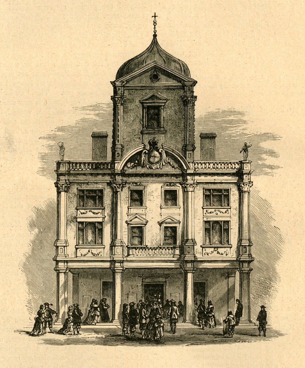Il Teatro dei Giardini del Dorset, Whitefriars, 1897 da Unbekannt