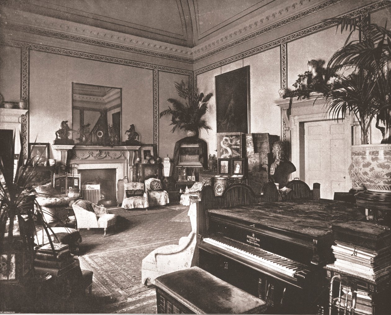 Il Salotto alla White Lodge, Richmond Park, 1894 da Unbekannt