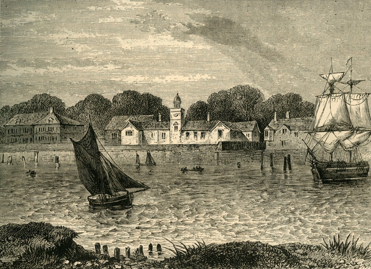 Le case di carità del Duca di Norfolk, nel 1796, c1878 da Unbekannt