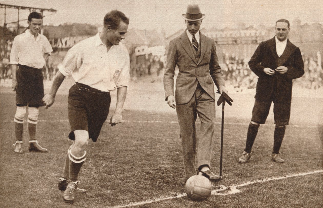 Il Duca di York, partita di beneficenza, Tottenham Hotspurs e Corinthians, c1921 da Unbekannt