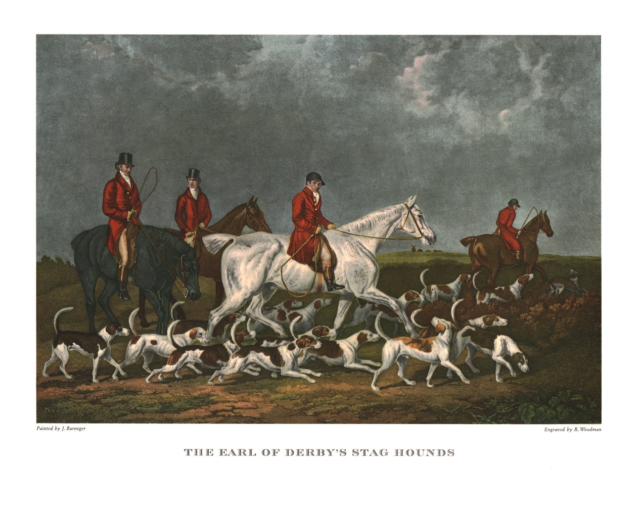 I cani da caccia del conte di Derby, inizio XIX secolo, c1955 da Unbekannt