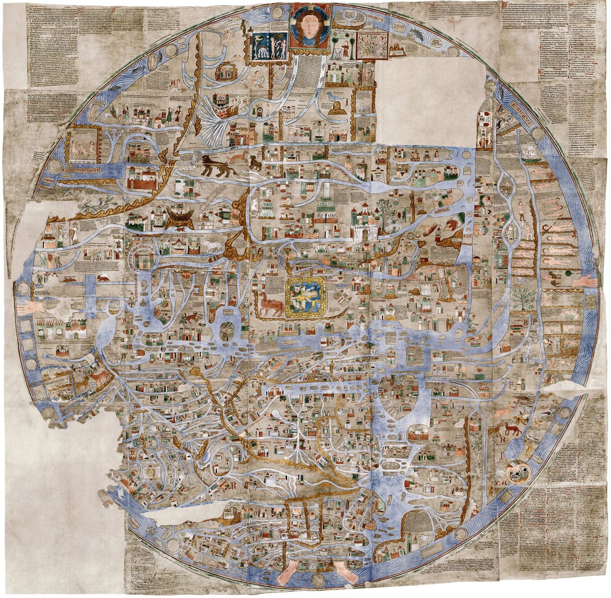 La mappa di Ebstorf da Unbekannt
