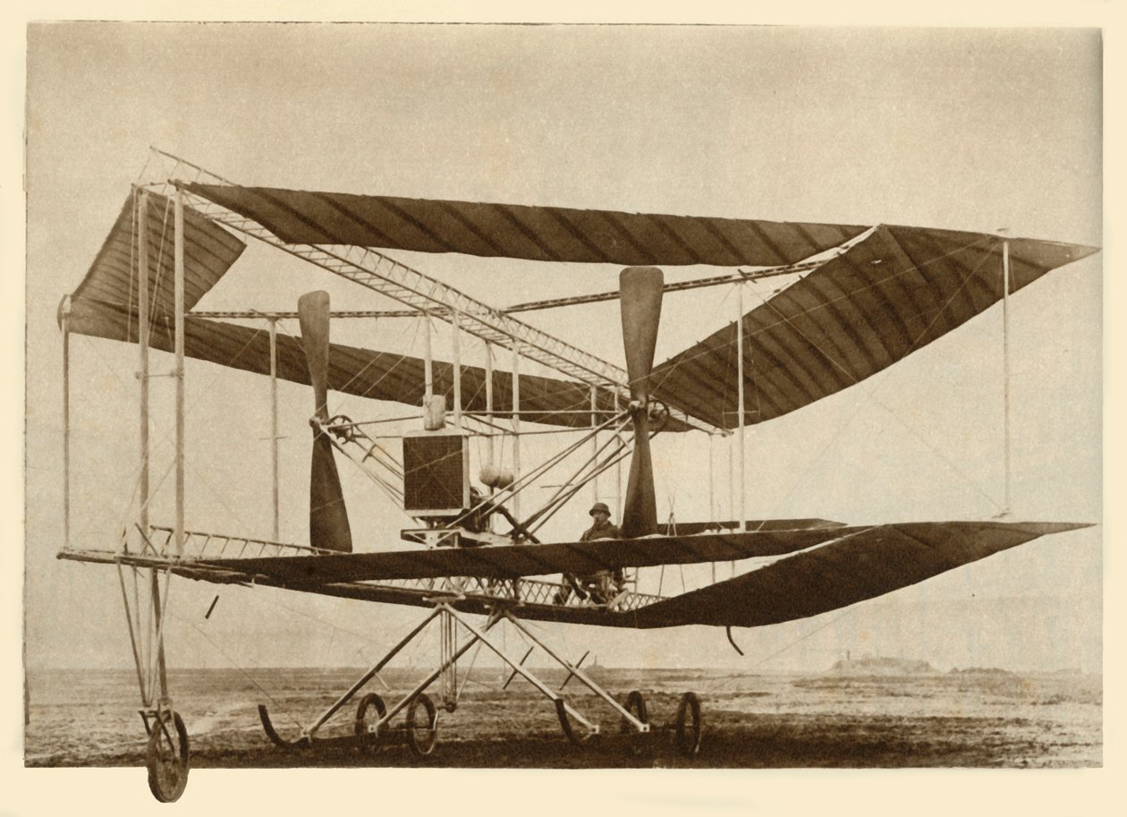 Il biplano romboidale di Edwards, c1911, 1935 da Unbekannt