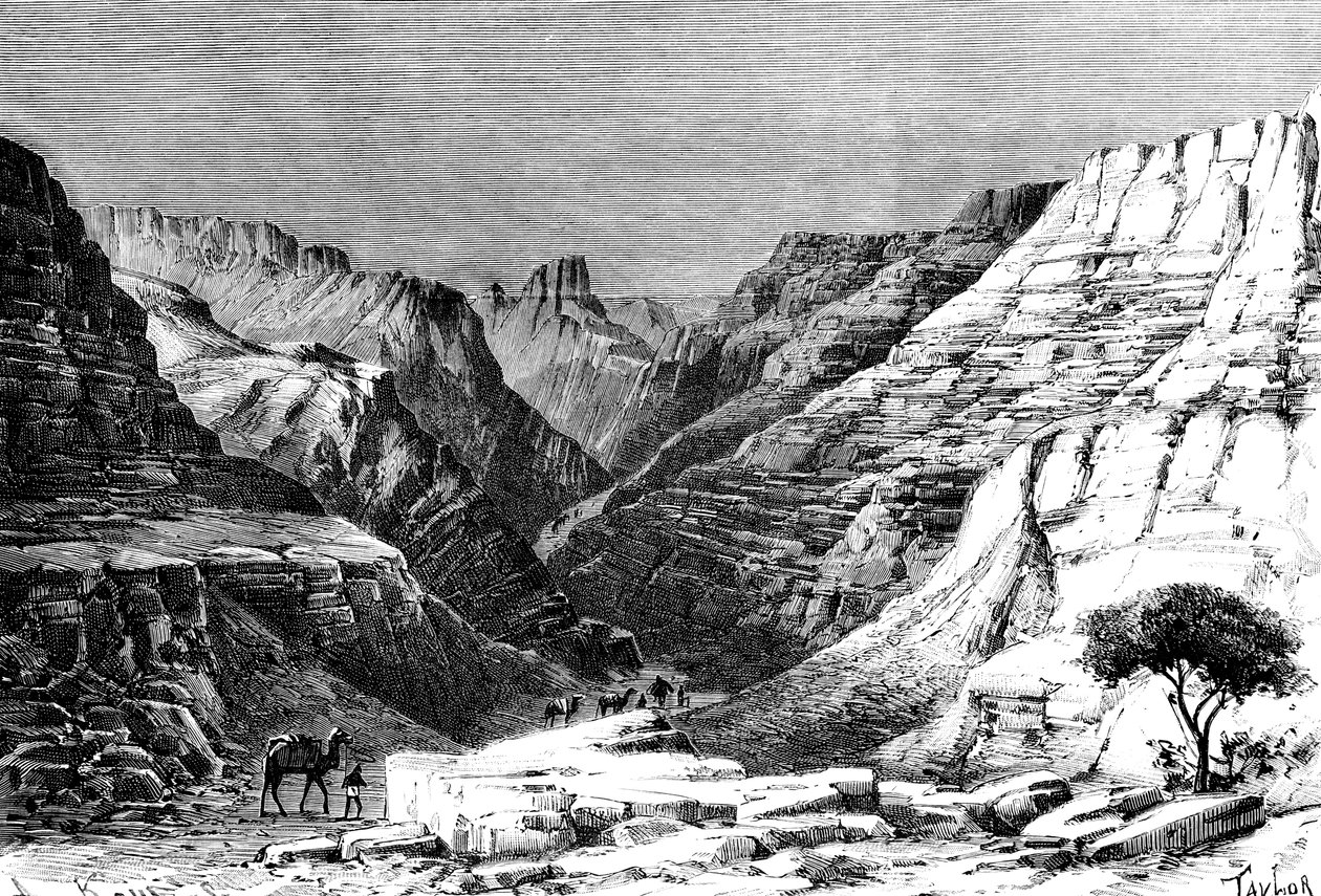 La Gola di Egueri, Nord Africa, 1895 da Unbekannt