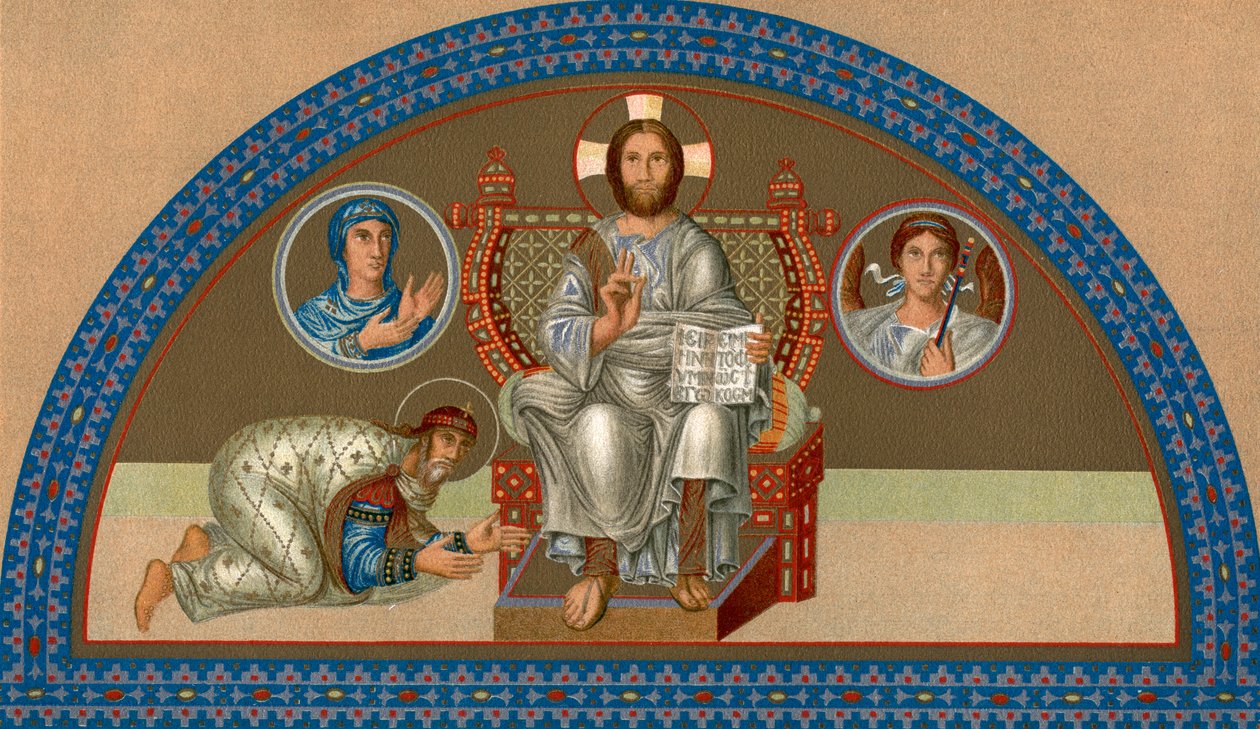 Cristo in trono, 1902 da Unbekannt