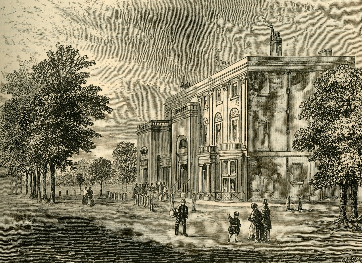 The Eyre Arms nel 1820 da Unbekannt