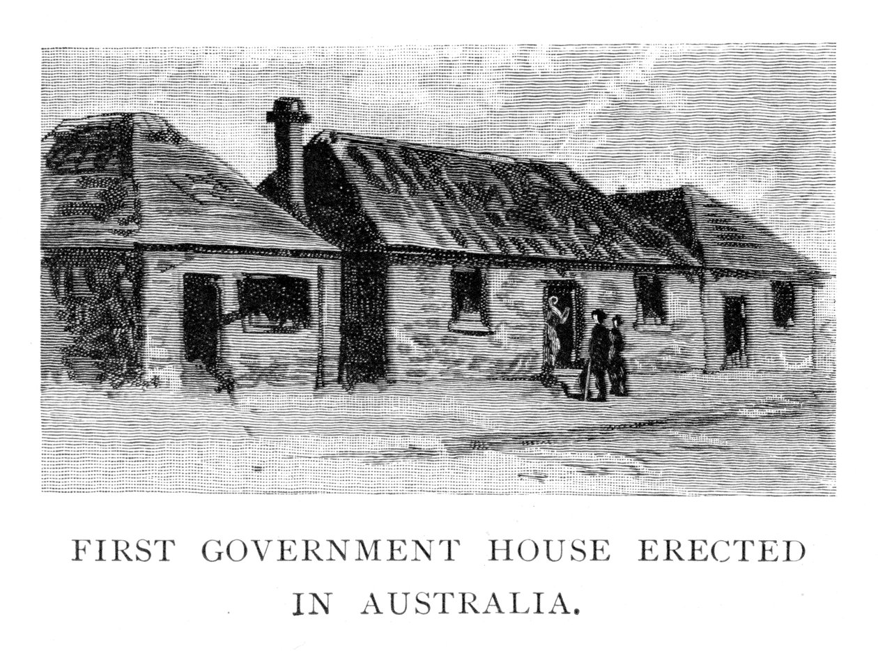 La Prima Casa del Governo, Sydney, Australia, 1886 da Unbekannt