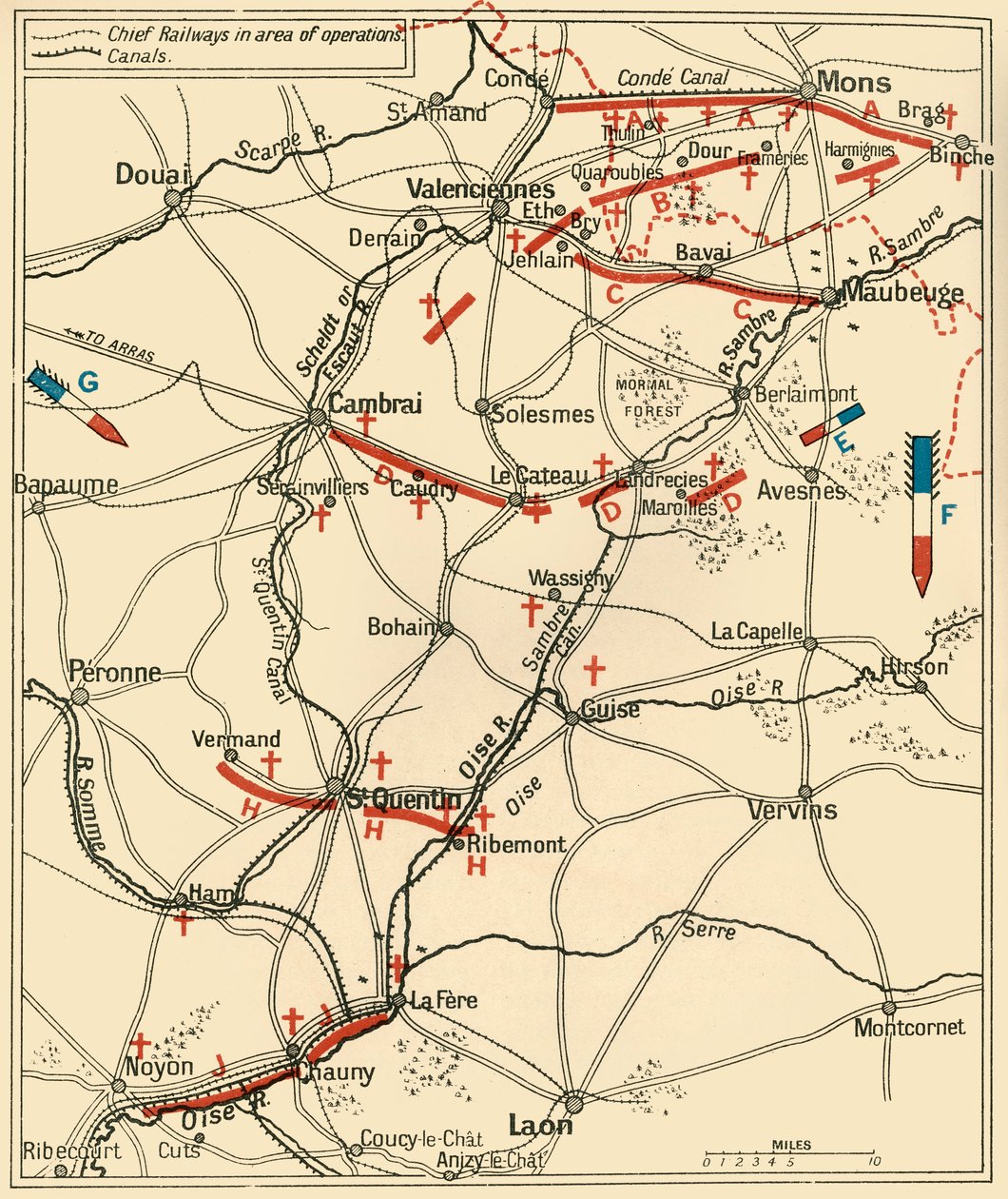 La prima fase della grande ritirata...1914, c1920 da Unbekannt