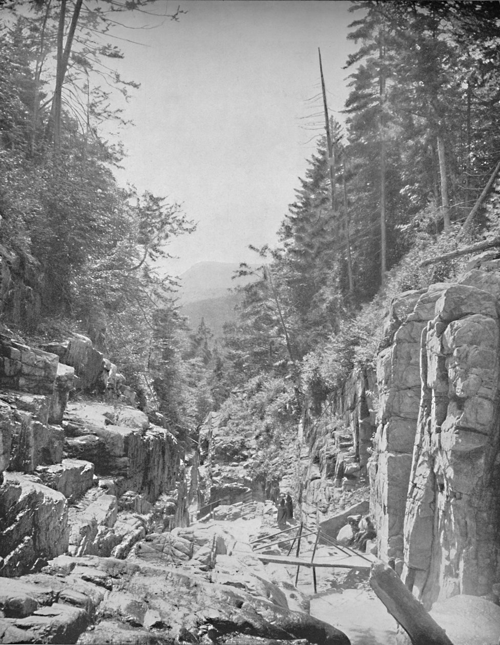 La Gola, Montagne Bianche di Franconia, N.H., c1897 da Unbekannt